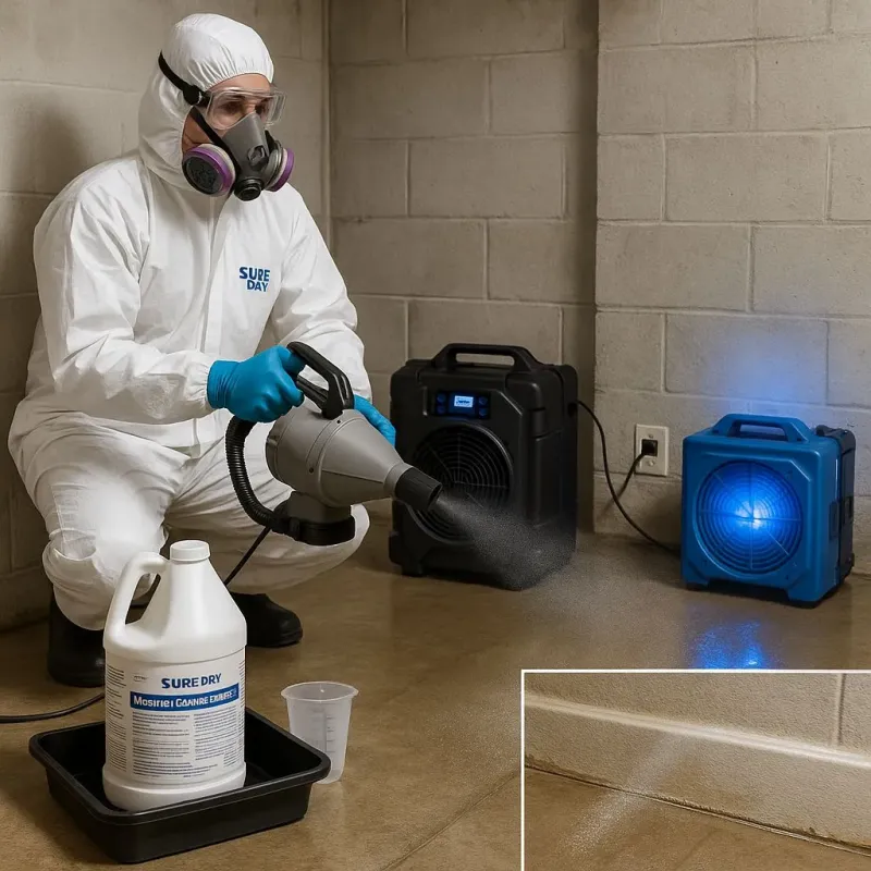 Sanitization and Odor Removal process in University Heights, OH
