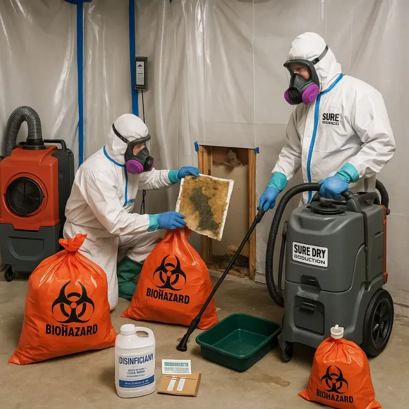 Contaminated Water Handling Protocols process in University Heights, OH