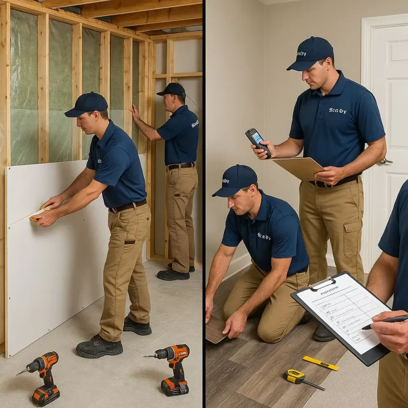 Repairs and Reconstruction process in University Heights, OH